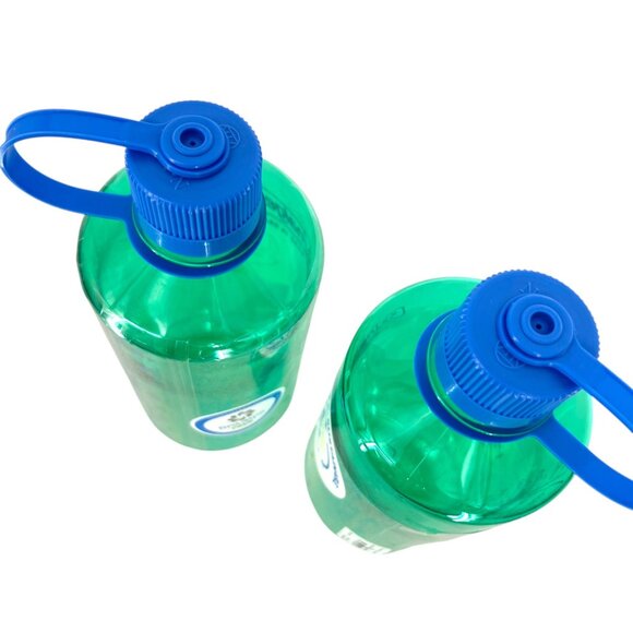 Nalgene 32oz Green Sustaina Water Bottles BPA BPS-Free Set of Two NWT - Picture 6 of 8